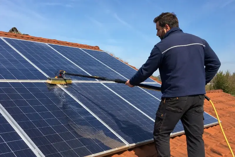 Nettoyage et entretien de panneaux solaires à Bougneau